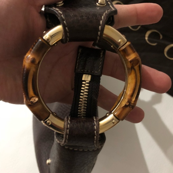 GUCCI BAMBOO RING HOBO - Picture 5 of 8